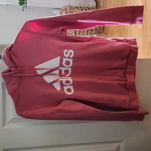 Pink Adidas Hoodie Medium